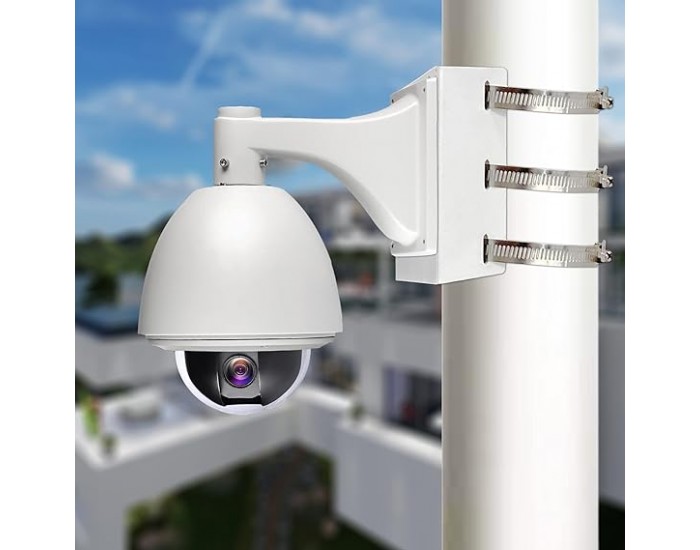 Pole Mount Bracket 3 Loops For CCTV Camera Universal view 3